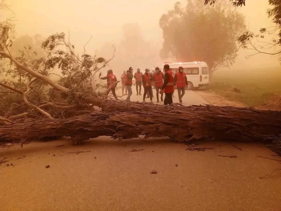 The Northeastern Regions of Libya Witnessed Severe Weather Condition Turing the Sky Yellow on 19 & 20 January 2026