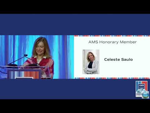 WMO SG Celeste Saulo - AMS 104th Annual Meeting Awards Ceremony - 31 January 2024