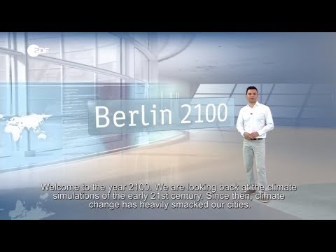 Bulletin climatique de la ZDF, Berlin 2017-2100