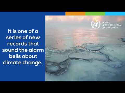 New Arctic temperature record animation