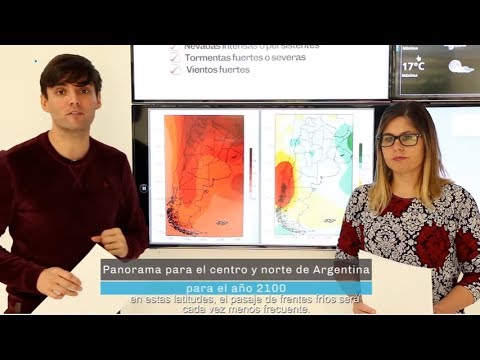 Informe climático de Servicio Meteo Nacional, Argentina 2017-2100