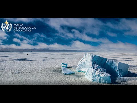 Temperature record for Antarctic continent - Animation - Spanish