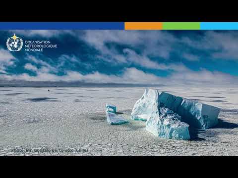 Temperature record for Antarctic continent - Animation
