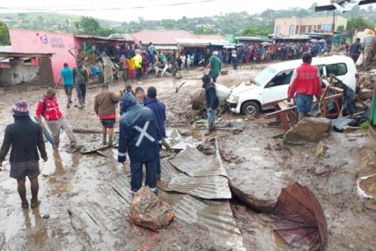 Bad floods in Malawi from Cyclone Freddy