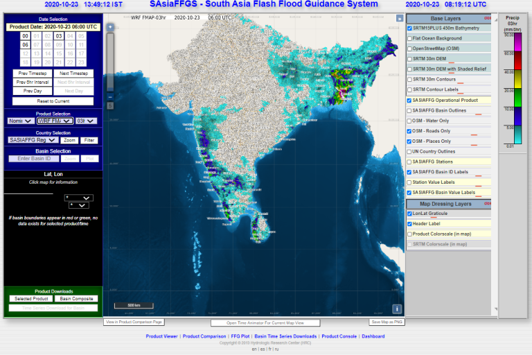 South Asia Flash Flood Guidance System launched