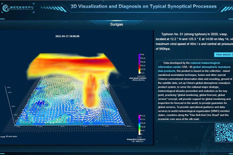 Video: CRA 3D visualization and diagnosis on typical synoptical processes