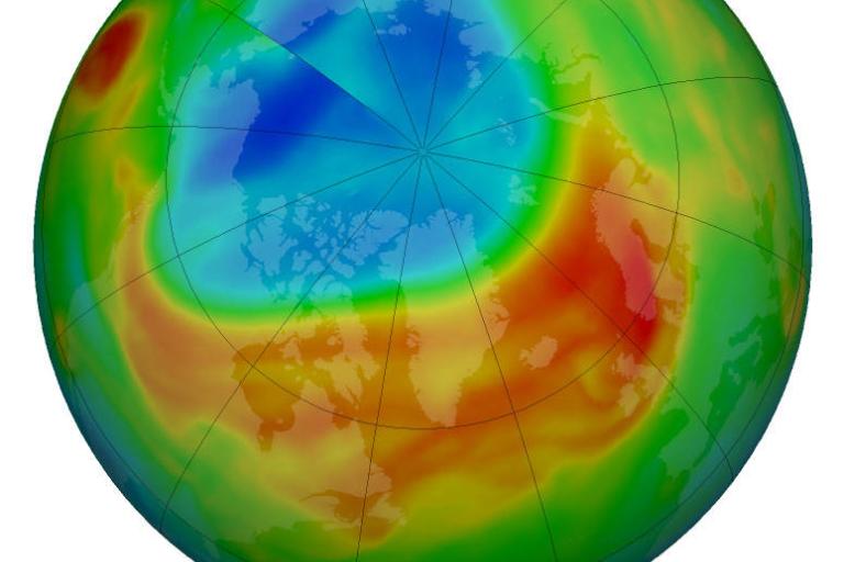 Arctic ozone depletion reached record level
