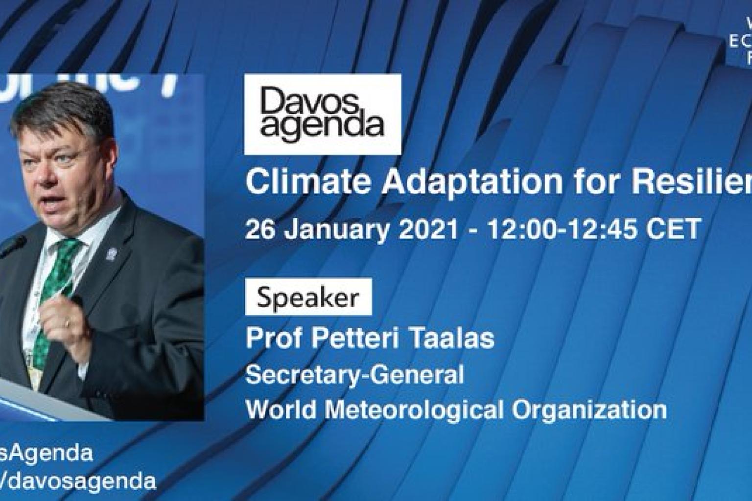 Covid19 and climate dominate Davos Agenda