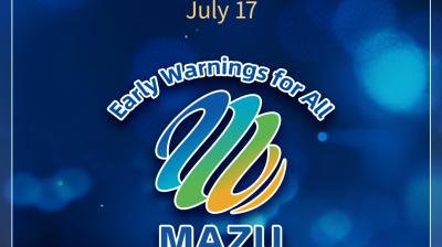 Event poster for the 2026 WAIC Meteorological Forum, announcing the July 17 inauguration of the China-Thailand Joint Laboratory for Meteorological Disaster Prediction in Shanghai, China.