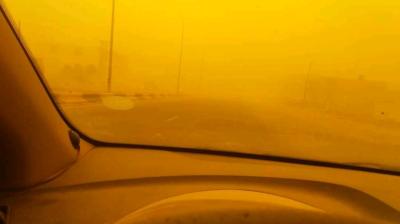 Libya sand and dust storm 22.3.2021
