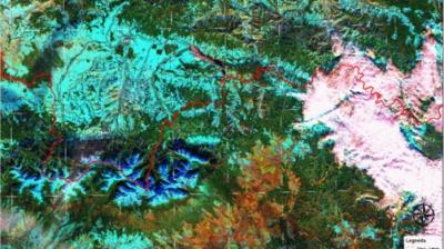image of the snow cover in the Tatra Mountains
