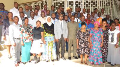 Participants of the training on coding and decoding weather data 