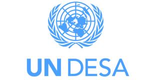 The un desa logo on a white background.