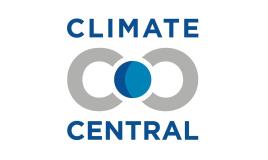 Climate central logo on a white background.