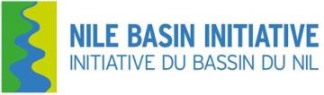 Logo of the Nile Basin Initiative with a stylized river on green and blue background, and text in English and French.