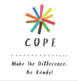 Colorful geometric shapes forming a star above the word "COPE," with the slogan "Make the Difference. Be Ready!" written below.