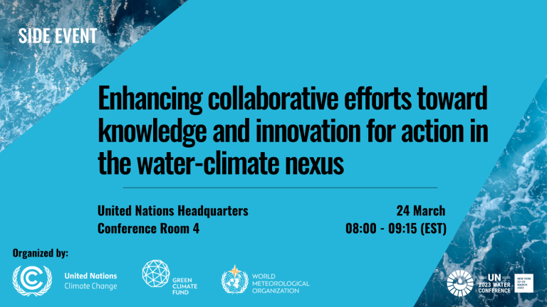 Enhancing collaborative efforts toward knowledge and innovation for action in the water-climate nexus