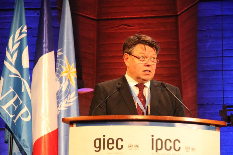 WMO SG Taalas at IPCC 30th anniversary session