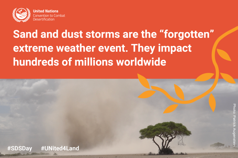 Sand and dust storms are the "forgotten" extreme weather event. They impact hundreds of millions worldwide.