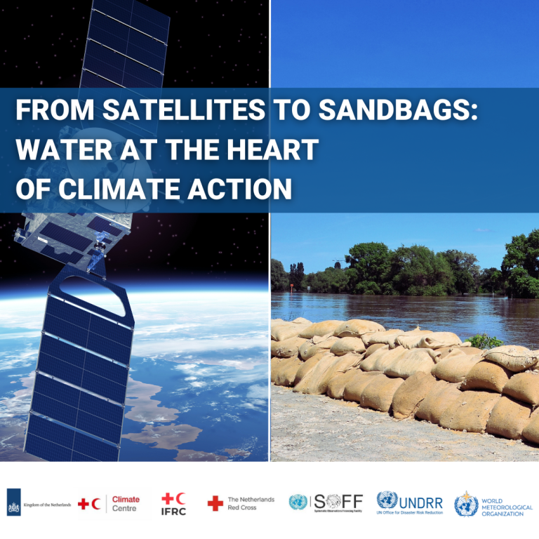 From satellites to sandbags water at the heart of climate action.
