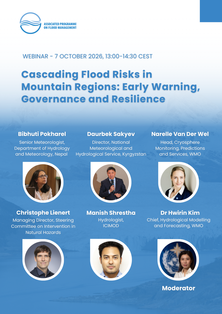 Webinar - Cascading Flood Risks in Mountain Regions: Early Warning ...