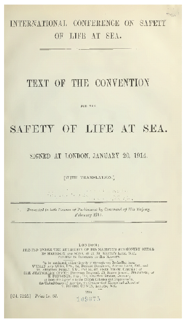 The Convention for the Safety of Life at Sea