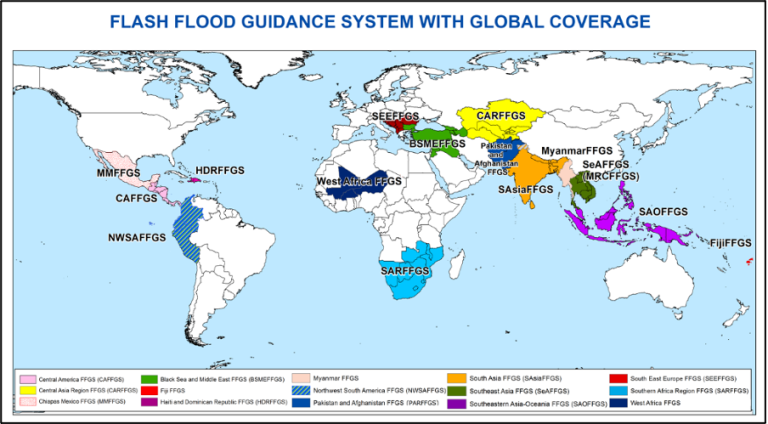 Flash Flood Guidance System with Global Coverage
