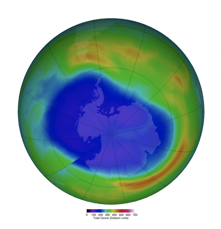 Ozone Hole Sept 2020
