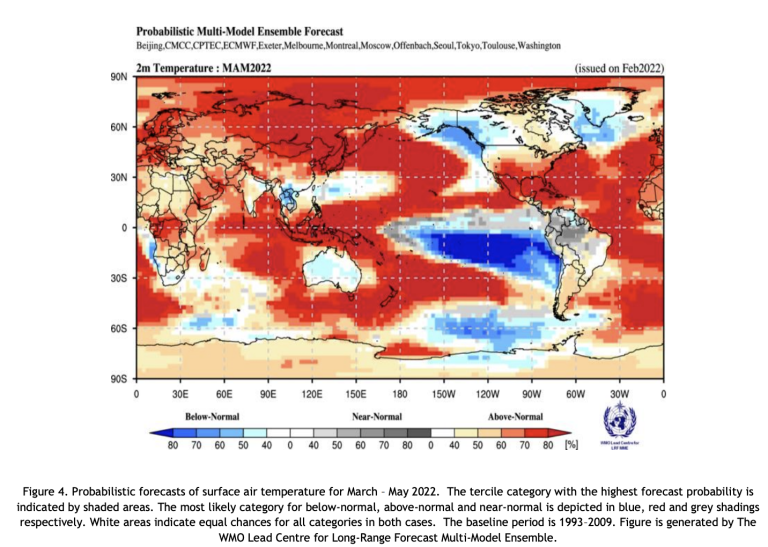 Global Seasonal Climate Update March-May 2022