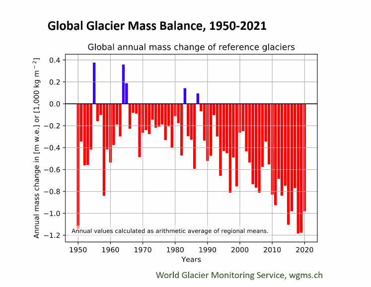 global glacier mass balance
