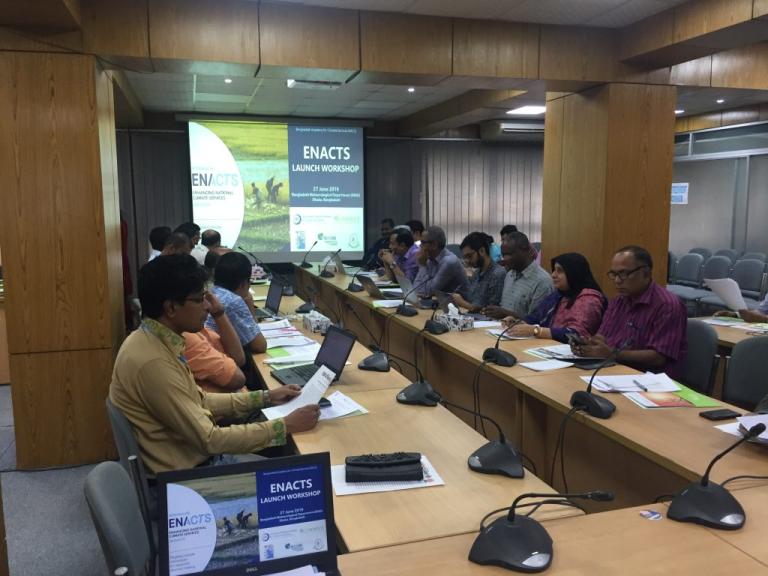 An in-country ACToday Academy for Climate Services in Bangladesh, with targeted educational and capacity building efforts for strengthening foundational climate knowledge