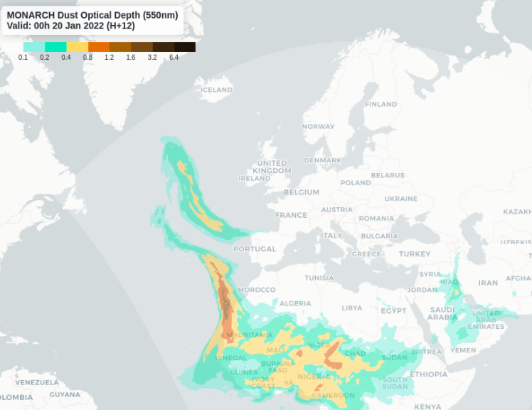 New sand and dust forecast website launched